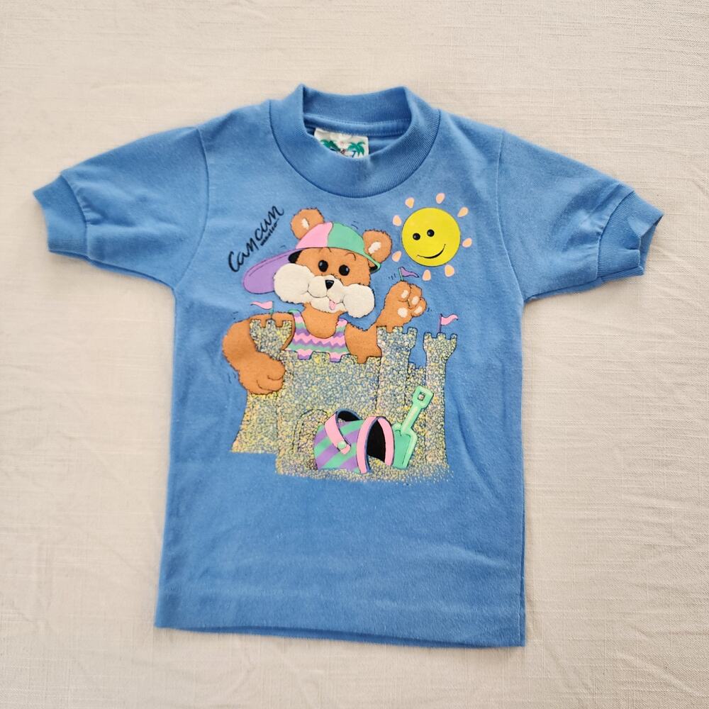Vintage Cancun Mexico Sandcastle Tee 18-24 months